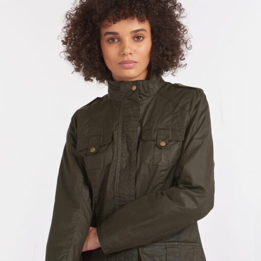 Barbour Lightweight Defence Wax Jacket olive
