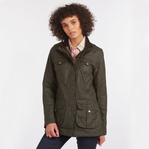 Barbour Lightweight Defence Wax Jacket olive