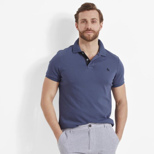 Schoffel St Ives Jersey Polo Shirt French Navy