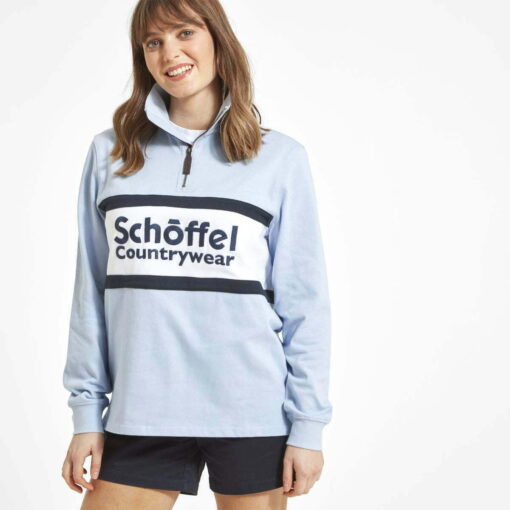 Schöffel Exeter Heritage ¼-Zip Pale Blue