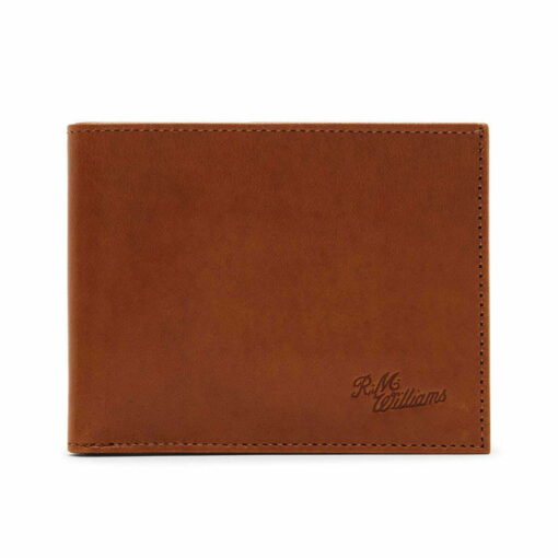 R M Williams Singleton Wallet with Coin Pouch in Tan CLS98LE360100