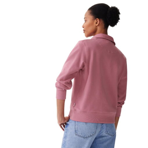 RM Williams Trickett Zip Neck Sweatshirt in pink