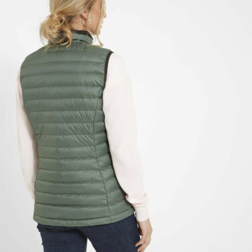 Schoffel Launde Down Gilet Laurel - Back