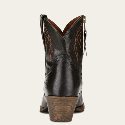 Ariat Ladies Darlin Western Boots in Old Black heal 10017325