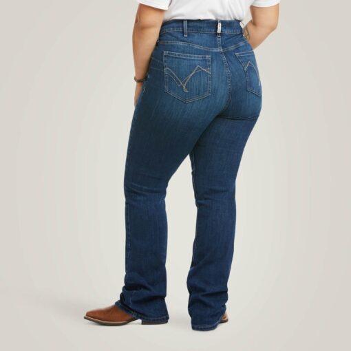 Ariat R.E.A.L. Perfect Rise Abby Straight Leg Jeans in Mackenzie back1 10036814