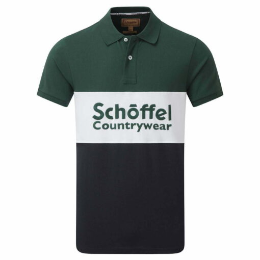 Schoffel Exeter Heritage Polo Shirt in Navy