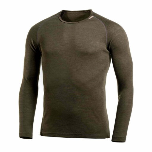 Woolpower Crewneck LITE in Pine Green 711193