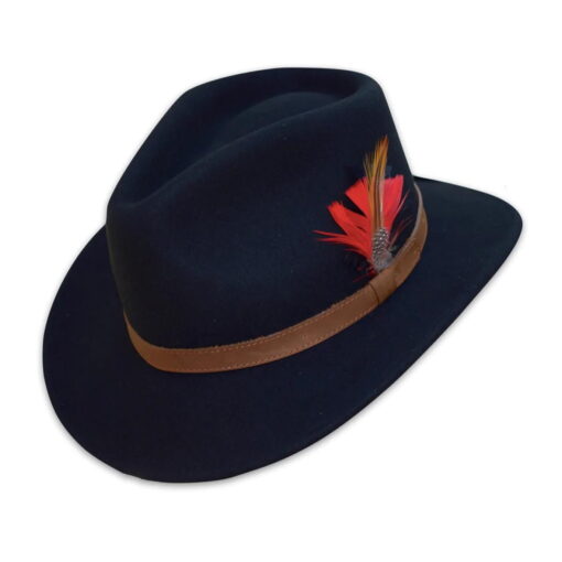 PJ Powell Indiana Felt Hat Navy