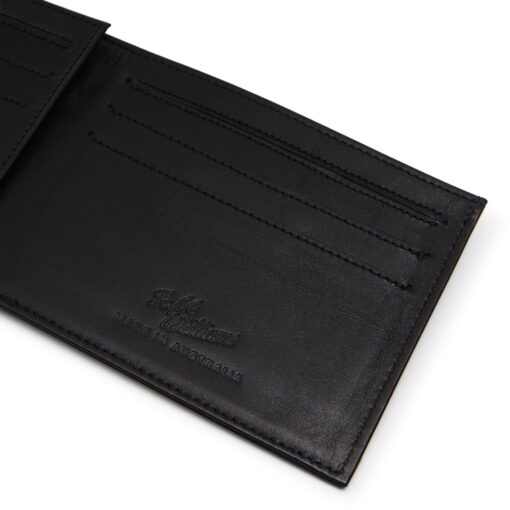 RM WIlliams Singleton Bi Fold Wallet black