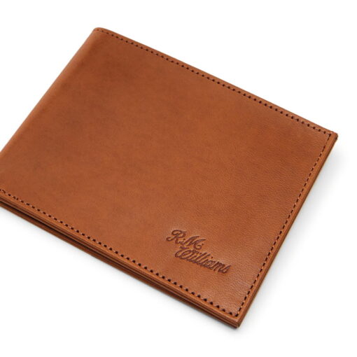 RM WIlliams Singleton Bi Fold Wallet tan