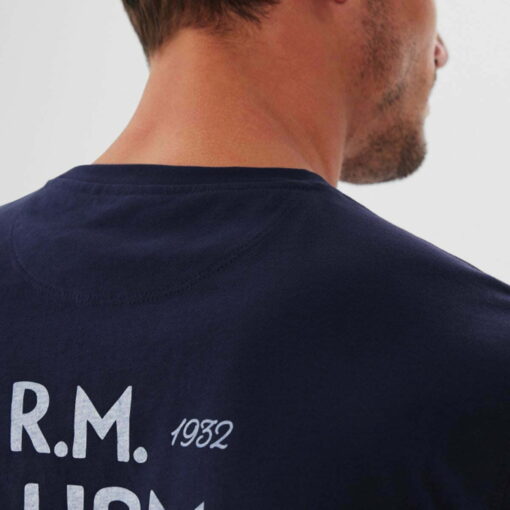RM Williams Gladstone T Shirt in dark navy