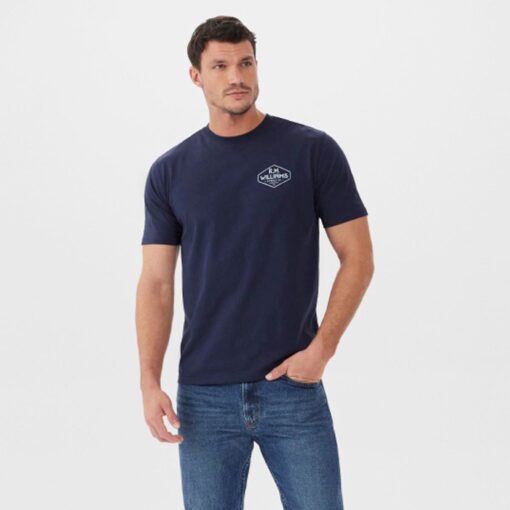 RM Williams Gladstone T Shirt in dark navy