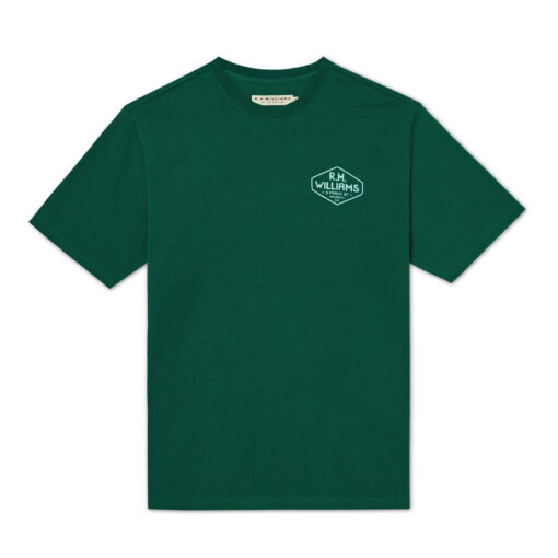 RM Williams Gladstone T Shirt forest green