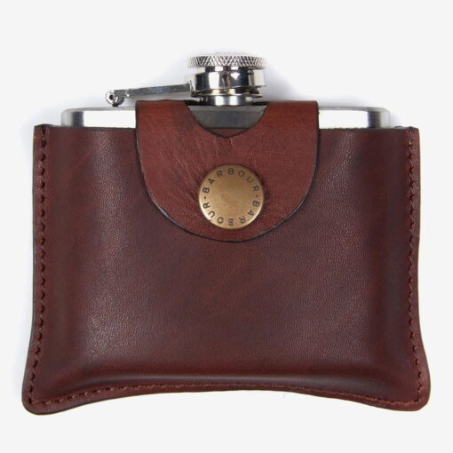 Barbour 4oz Hinged Hip Flask