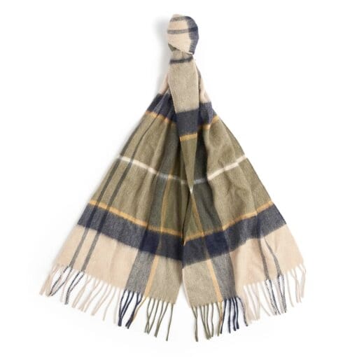Barbour Carrbridge Tartan Scarf Forest Mist Tartan