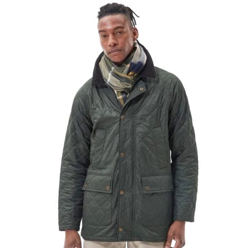 Barbour Carrbridge Tartan Scarf Forest Mist Tartan
