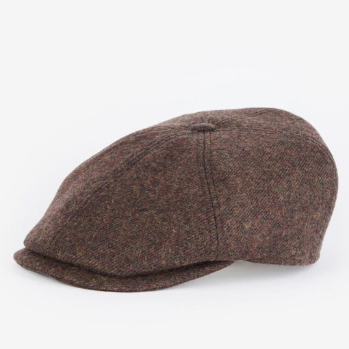 Barbour Claymore Bakerboy Cap in Dark Brown MHA0708BR71