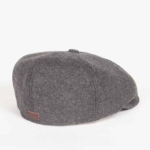 Barbour Claymore Bakerboy Cap Charcoal Grey