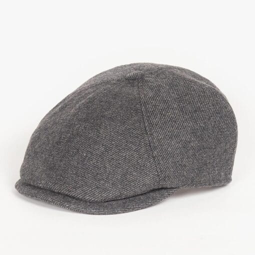 Barbour Claymore Bakerboy Cap Charcoal Grey