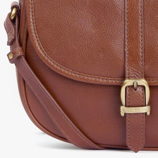 Barbour Laire Medium Leather Saddle Bag in Brown Barbour Laire Medium Leather Saddle Bag in Brown Barbour Laire Medium Leather Saddle Bag in Brown LBA0388BR111 detail