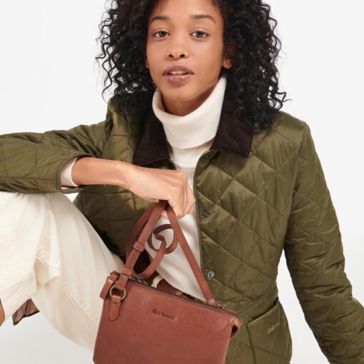 Barbour Lochy Leather Crossbody Bag