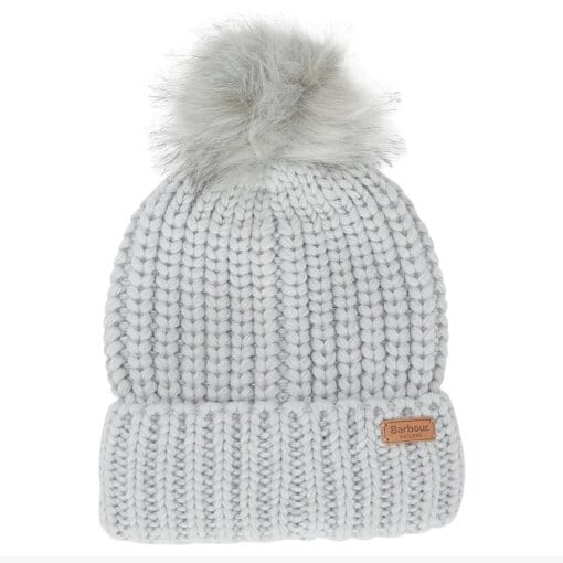 Barbour Saltburn Beanie Hat Blue Pearl