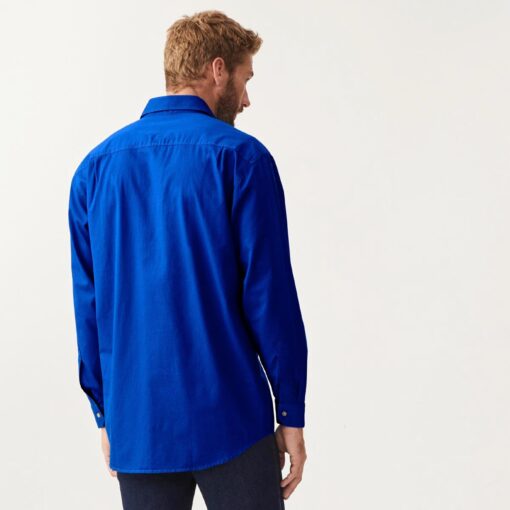 RM Williams Angus Shirt in royal blue