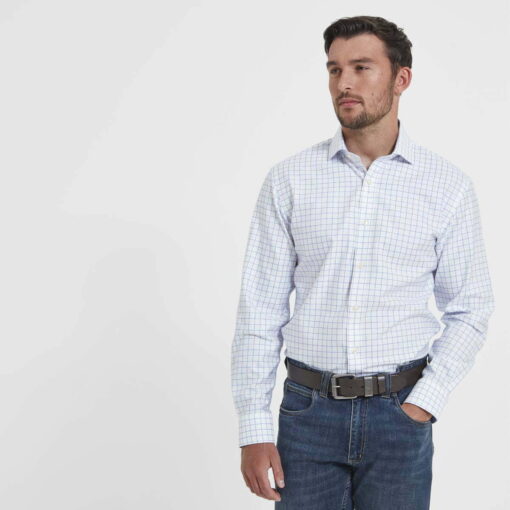 Schoffel Greenwich Tailored Shirt in light blue