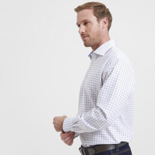 Schoffel Greenwich Tailored Shirt in purple