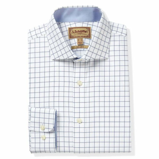 Schoffel Greenwich Tailored Shirt in navy