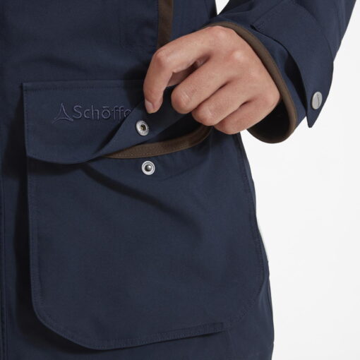 Schoffel Teal Ultralight Coat in navy