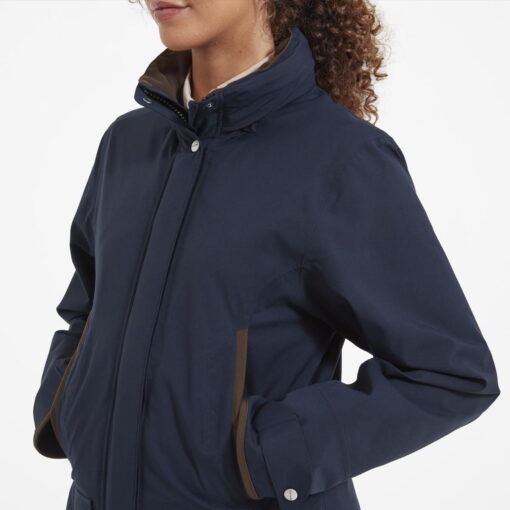 Schoffel Teal Ultralight Coat in navy