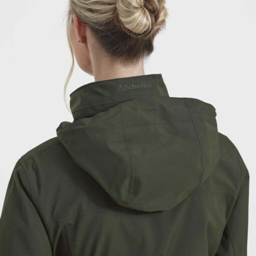 Schoffel Teal Ultralight Coat in forest