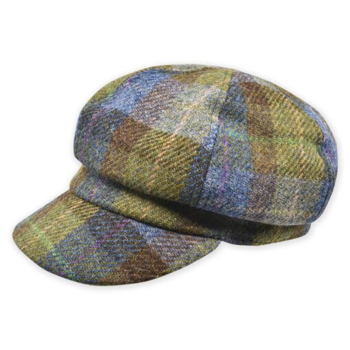 Failsworth Ladies Harris Tweed Cap in Tweed 37