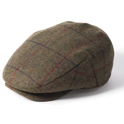Failsworth Waterproof Tweed Flat Cap