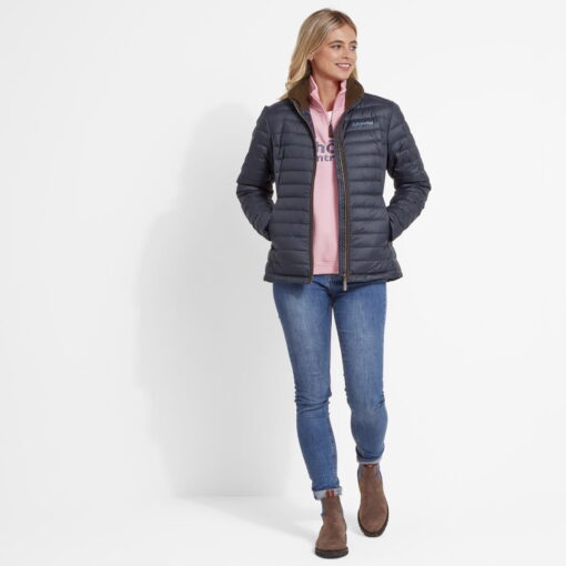Schoffel Hambleton Down Jacket in Petrol Blue 22-13364-8983 full