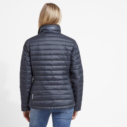 Schoffel Hambleton Down Jacket in Petrol Blue 22-13364-8983 back