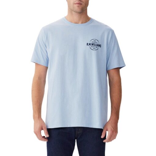 RM Williams Type T Shirt light blue