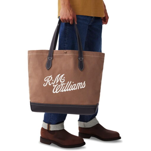 RM Williams Sorrento Tote in black-brown