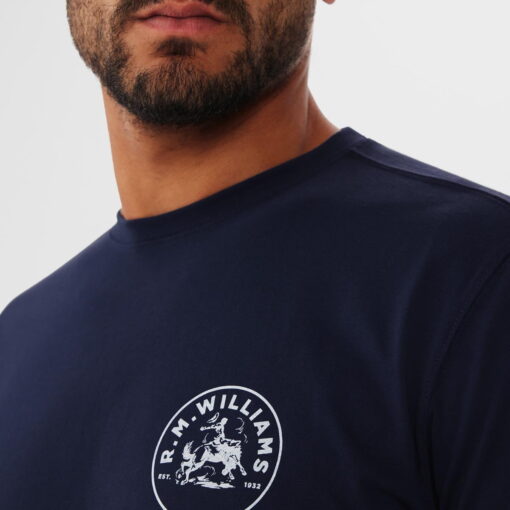 RM Williams Wondai T-Shirt dark navy
