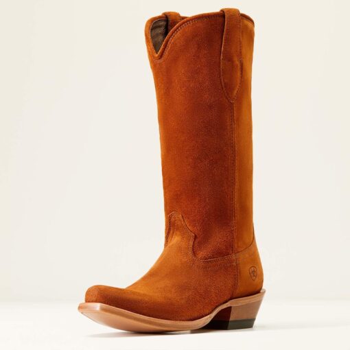 Ariat Memphis Western Boot in Penny Roughout inner front 10047001