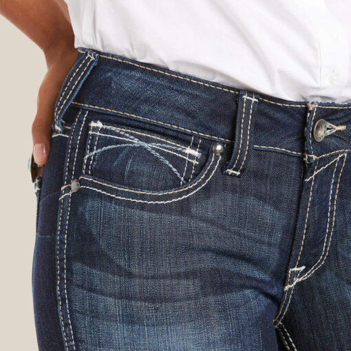 Ariat R.E.A.L. Outseam Ella Skinny Jeans in Celestial front pocket 10018357