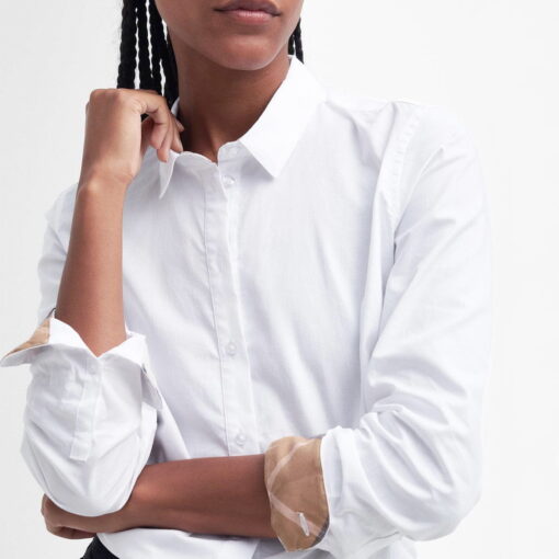 Barbour Derwent- Shirt in white primrose