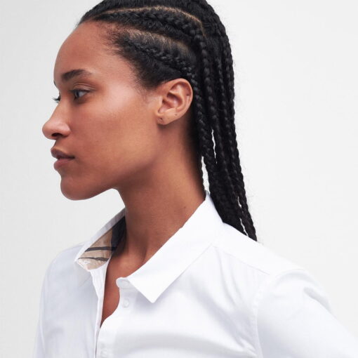 Barbour Derwent- Shirt in white primrose