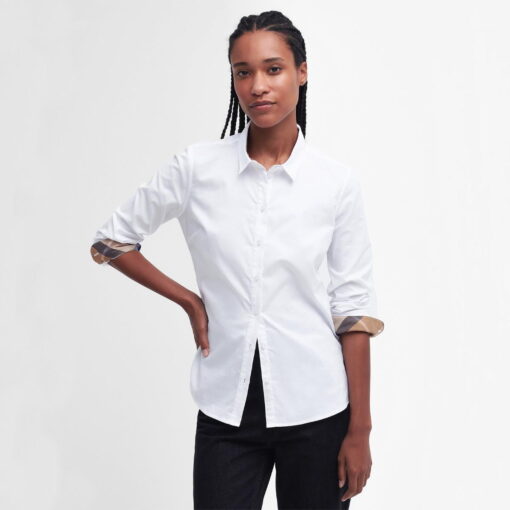 Barbour Derwent- Shirt in white primrose
