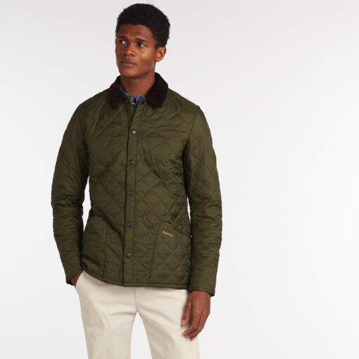 Barbour Heritage Liddedale Quilted Jacket in olive