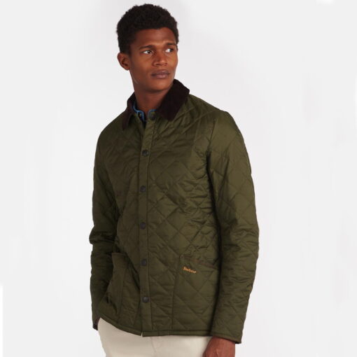 Barbour Heritage Liddedale Quilted Jacket in olive
