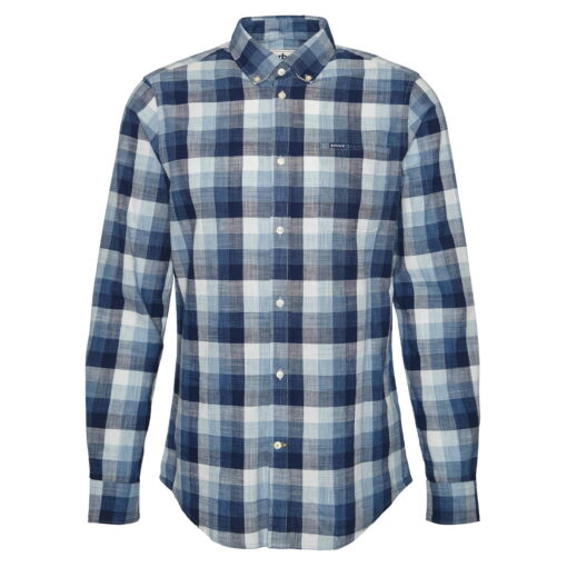 Barbour Hillroad Tailored Shirt in Navy MSH5450NY91