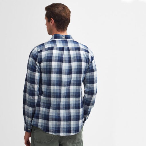 Barbour Hillroad Tailored Shirt in Navy MSH5450NY91