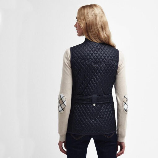 Barbour Swallow Quilted Gilet in dark navy